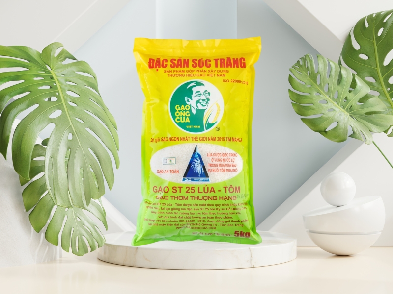 Gạo Ông Cua lúa tôm