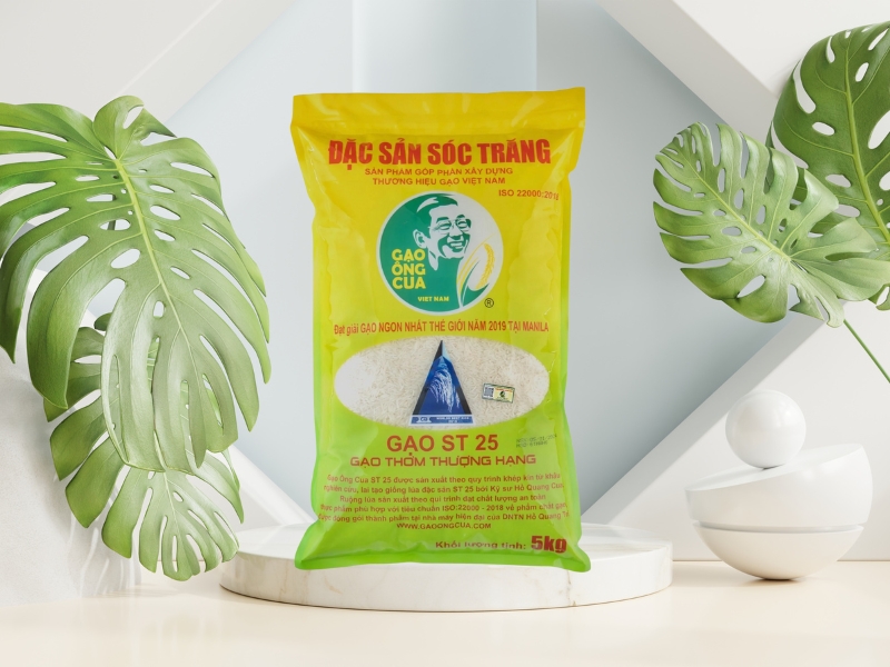 Gạo ST25 thượng hạng túi 5kg